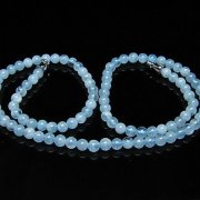 アクアマリン ネックレス 4mm [t556-3498]