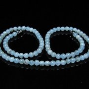 アクアマリン ネックレス 4mm [T556-3508]