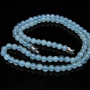 アクアマリン ネックレス 4mm [t556-3524]