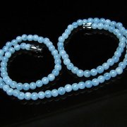 アクアマリン ネックレス 4mm [T556-3575]