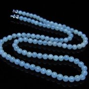 アクアマリン ネックレス 4mm [t556-3729]
