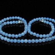 アクアマリン ネックレス 4mm [t556-3768]