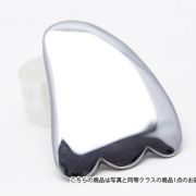 ★細胞活性化・健康★ テラヘルツ鉱石 カッサ フェイスマッサージプレート《rv》 [T557-2149]
