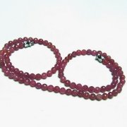 ルビー ネックレス 4mm [t561-1890]