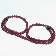 ルビー ネックレス 4mm [T561-1902]