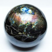 1.3Kg ラブラドライト 丸玉 95mm [T571-5062]