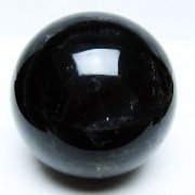 1.1Kg モリオン 純天然 黒水晶 丸玉 92mm [t572-11548]