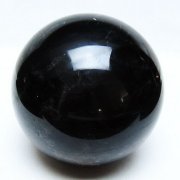 1.3Kg モリオン 純天然 黒水晶 丸玉 102mm [t572-11594]