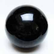 1.6Kg モリオン 純天然 黒水晶 丸玉 108mm [t572-11611]
