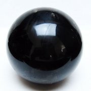 1.6Kg モリオン 純天然 黒水晶 丸玉 108mm [t572-11613]