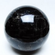 2.1Kg モリオン 純天然 黒水晶 丸玉 120mm [t572-11671]