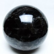3.3Kg モリオン 純天然 黒水晶 丸玉 137mm [t572-11675]