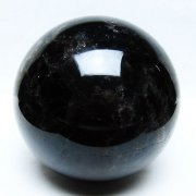 2.5Kg モリオン 純天然 黒水晶 丸玉 125mm [t572-11677]