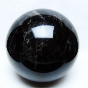 9.6Kg モリオン 純天然 黒水晶 丸玉 190mm [t572-11724]
