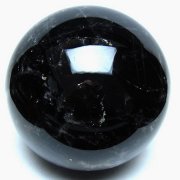 6.9Kg モリオン 純天然 黒水晶 丸玉 175mm [t572-11897]