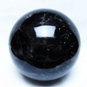 5.9Kg モリオン 純天然 黒水晶 丸玉 170mm [t572-12070]