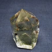 グリーンファントム水晶 六角柱[T577-4704]
