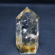 ✳️綺麗なホワイトガーデンと虹✨レインボー ガーデン水晶 六角柱 天然石 原石 パワーストーン 天然石 ガーデン水晶六角柱[T60-27626]