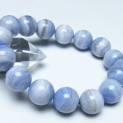 ブルーレースアゲート ブレスレット 14mm [t58-7182]