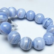 ブルーレースアゲート ブレスレット 18mm [t58-7215]