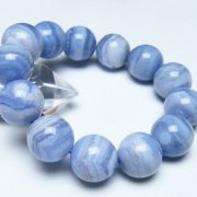 ブルーレースアゲート ブレスレット 18mm [t58-7272]