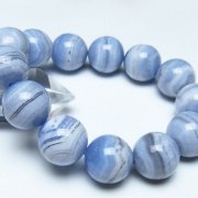 ブルーレースアゲート ブレスレット 18mm [t58-7274]