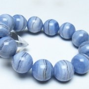 ブルーレースアゲート ブレスレット 18mm [t58-7279]