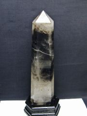 1.9Kg ライトニング水晶 六角柱[T581-6105]