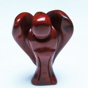 赤アゲート天使置物