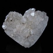 ファーデンクォーツ ハート 置物 [t602-1826]