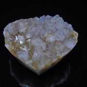 ファーデンクォーツ ハート 置物 [t602-1846]