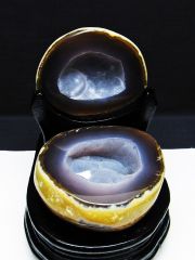 アゲートたまご 置物[t306-2714]