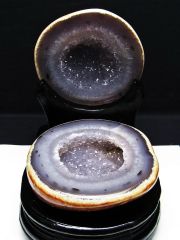 虹入り アメジスト 原石[t436-2843]