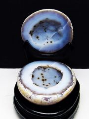 1.2Kg ペア水晶トレジャーメノウ [t604-7823]