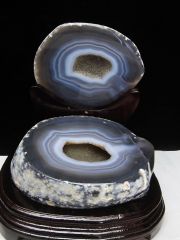 2.7Kg ペア水晶トレジャーメノウ[T605-2466]