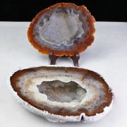 2.2Kg ペア水晶トレジャーメノウ [t605-3663]