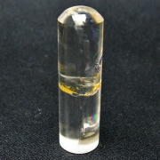 虹入り ヒマラヤ水晶 印材　※別途料金で篆刻可能 16mm [T607-192]