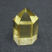 シトリン水晶 | ガーデン 六角柱[T61-11576]