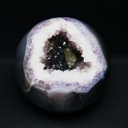 1.9Kg アメジスト笑口 丸玉 115mm [t610-12465]