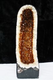 ブラックエレスチャルクォーツ 骸骨水晶 ブレスレット 14mm