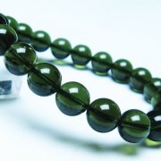 モルダバイトシェイプドロップブレスレット 天然石 希少石 天 宇宙 調和 デルタ波 神聖 緑色 プレゼント