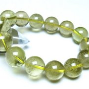 リビアングラスブレスレット16mm隕石由来の天然ガラス