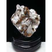 メノウ原石カルサイト共生