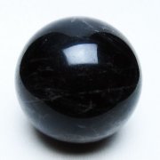 モリオン 純天然 黒水晶 丸玉 63mm [t643-4983]