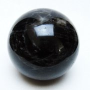 モリオン 純天然 黒水晶 丸玉 72mm [t643-5177]