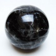 モリオン 純天然 黒水晶 丸玉 79mm [t643-5184]