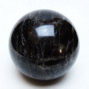 モリオン 純天然 黒水晶 丸玉 62mm [t643-5190]