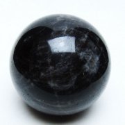 モリオン 純天然 黒水晶 丸玉 62mm [t643-5205]