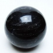 モリオン 純天然 黒水晶 丸玉 58mm [t643-5208]