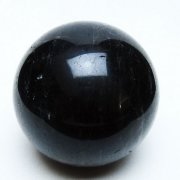 モリオン 純天然 黒水晶 丸玉 67mm [t643-5245]